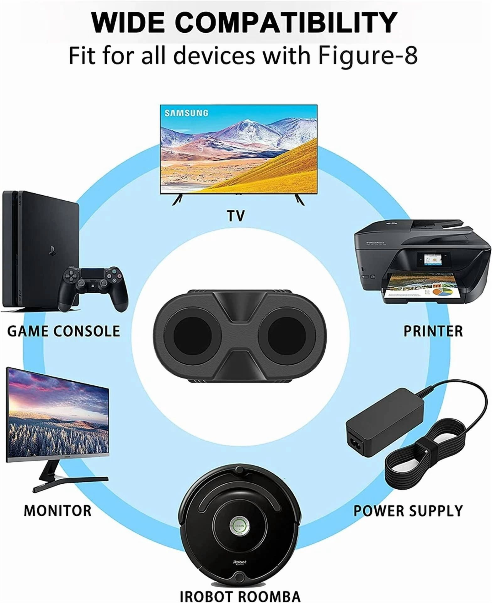 BUTTERFLY- Ac In Power Cord Cable For Aiwa Exos-9 Exos9 Portable Boombox Bluetooth Speaker