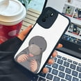 thumbnail image 4 of ¡Eleva el aspecto de tu teléfono con esta elegante funda plateada mate con gráficos para iPhone 15 Pro Max 14 13 12 Pro 11!, 4 of 4