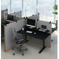 thumbnail image 3 of RECLAIM® Acrylic Sneeze Guard Cubicle Wall Extender - 48" x 30" Clamp-On, Clear, 3 of 7
