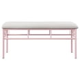 thumbnail image 3 of DeeHome Powder Pink Bench, 3 of 7