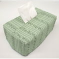 thumbnail image 2 of Striped Vines Tissue Box Cover by Penny's Needful Things (Short Rectangle) (Green), 2 of 3