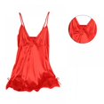 thumbnail image 2 of WoMen's Chemise Nightgown Lace Modal Babydoll Sleepwear Comfy Bamboo Pajamas V Neck Sleep Dress,Sexy Suspenders V-neck Solid Color Nightdress One size, 2 of 8