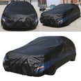 thumbnail image 4 of Car Covers for Automobiles All Weather Waterproof for Cadillac for CT4 Earless Dupont Oxford Length up to 187 " Black and Blue, 4 of 6