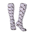 thumbnail image 4 of Balery Dachshund Dog Puppy Printed Novelty Socks Men's Women's Crew Socks Sports Socks Knee High Socks Cotton Socks Quirky and Cool Socks, 4 of 9
