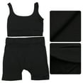 thumbnail image 2 of Conjunto de ropa cómoda para Yoga, chaleco deportivo para entrenamiento, pantalones cortos, 1 Juego, 2 of 5