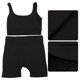thumbnail image 3 of 1 conjunto cómodo Yoga trajes entrenamiento deportes Fitness chaleco pantalones cortos HOMEMAXS MX11753808, 3 of 6