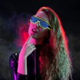 thumbnail image 2 of LINLIN led Light up Glasses Party,led Glasses for Adults Party, Luminous Glasses for Parties, EL Glasses Costumes for Party, 2 of 7