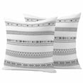 thumbnail image 2 of Pack of 2 Outdoor Pillow Covers 18x18 Inch Waterproof Black White Geometric Throw Pillow Covers,Decorative Couch Pillow Case Sham Modern Buffalo Plaid Abstract Art Patio Pillowcases Cushion Cover, 2 of 8
