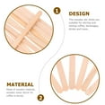 thumbnail image 6 of CRILSTYLEO Wooden Hot Chocolate Stirrers White General Users Coffee Shops 500Pcs 5.51X0.24X0.08In, 6 of 6
