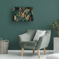 thumbnail image 3 of Canvas Wall Art - Ray Heere 'Watercolor Tropical Collage Black 3' Wall Art for Living Room, Bedroom, or Office Décor by Trademark Fine Art - 24 x 16 Inches, 3 of 4