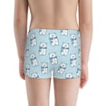 thumbnail image 7 of Boys Underwear Stretch Moisture - blue Scarf Bear Wicking Fabric Cotton Boxer Briefs, Soft Briefs Breathable Truck Panties for Teenager, 7 of 7