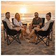 thumbnail image 5 of Silla Para Camping Playa Pesca Plegable De Lona Impermeable Negro, 5 of 5