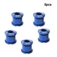 thumbnail image 3 of maskred 5 Pièces Vélo Tige Boulons Professionnel Multicolore et Écrous Kit Vis Machine Résistant à l'Usure VTT pour Pédalier Double Plaque Bleu 1Set, 3 of 6
