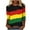 Multicolor, variant on LYEAA African American Apparel Women 3/4 Sleeve Round Neck Tops Ethnic Print Cotton Shirt Loose Fit Casual Daily Cultural Outfit Multicolor S
