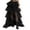 Black, variant on Women Tutu Maxi Skirt A-Line Elastic Waist Layered Long Skirt Rave Party Puplum Skirt Mesh Skirt Solid Color Flowy Swing Pleated Beach Skirts