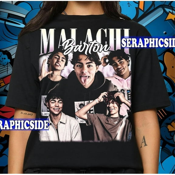 Malachi Barton Vintage T-Shirt, Malachi Barton Bootleg Fan Tee Graphic T-Shirt, Gift For Woman and Man Unisex T-Shirt