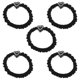 thumbnail image 3 of 5pcs Heart Hair Ties Scrunchies for Women Girls Ponytail Holders Ties No Damage for Hair Styling Headwear, 3 of 3