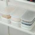 thumbnail image 2 of Contenedores de almacenamiento YONGSHENG de plástico para alimentos con placa de drenaje extraíble y tapa grande, 2 of 5