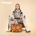 thumbnail image 3 of Montana West Women's Wrangler Tote Bag - Sunflower Floral Purse, Western Style Shoulder Bag, Ideal Memory-Keeper, Brown, 3 of 7