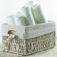 thumbnail image 4 of GIXUSIL 10 Pcs Burp Cloths, Extra Absorbent Organic Cotton Burp Cloths, Cloud White Solids,3 Layer Baby Unisex Baby Cotton Burp Cloths/Face Towel 32*12cm, 4 of 9