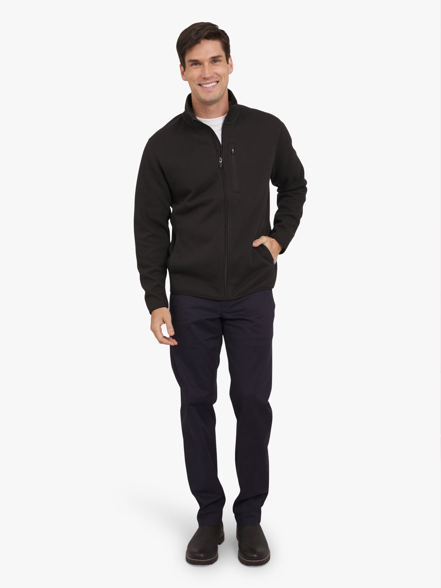 Chaps Men's & Big Men's Full Zip Fleece Sweater, Sizes S-2XL