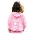 thumbnail image 6 of Ketyyh-chn99 Cute Hoodies for Teen Girls Toddler Sweatshirt Hoodies for Teen Girls Trendy Pullover Long Sleeve Oversized Hooded Sweatshirts Cute Tween Tops Winter Clothes Size for 4-5 Years,Pink, 6 of 7