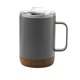 thumbnail image 2 of Paquete con 25 piezas de Taza térmica de acero inoxidable con base de corcho gris 7.1 x 12.8, 2 of 5