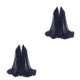 thumbnail image 4 of sweethay Bufanda de empalme de bolas de lana Pañuelo de moda cómodo Silenciador de diseño aerodinámico amigable con la piel Tejido clásico 10Marina 2piezas, 4 of 6