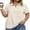 B-Beige, variant on Oryer Womens Plus Size Tops V Neck Trendy Tunic Polo Casual Shirts Short Sleeve Womens Blouses Summer