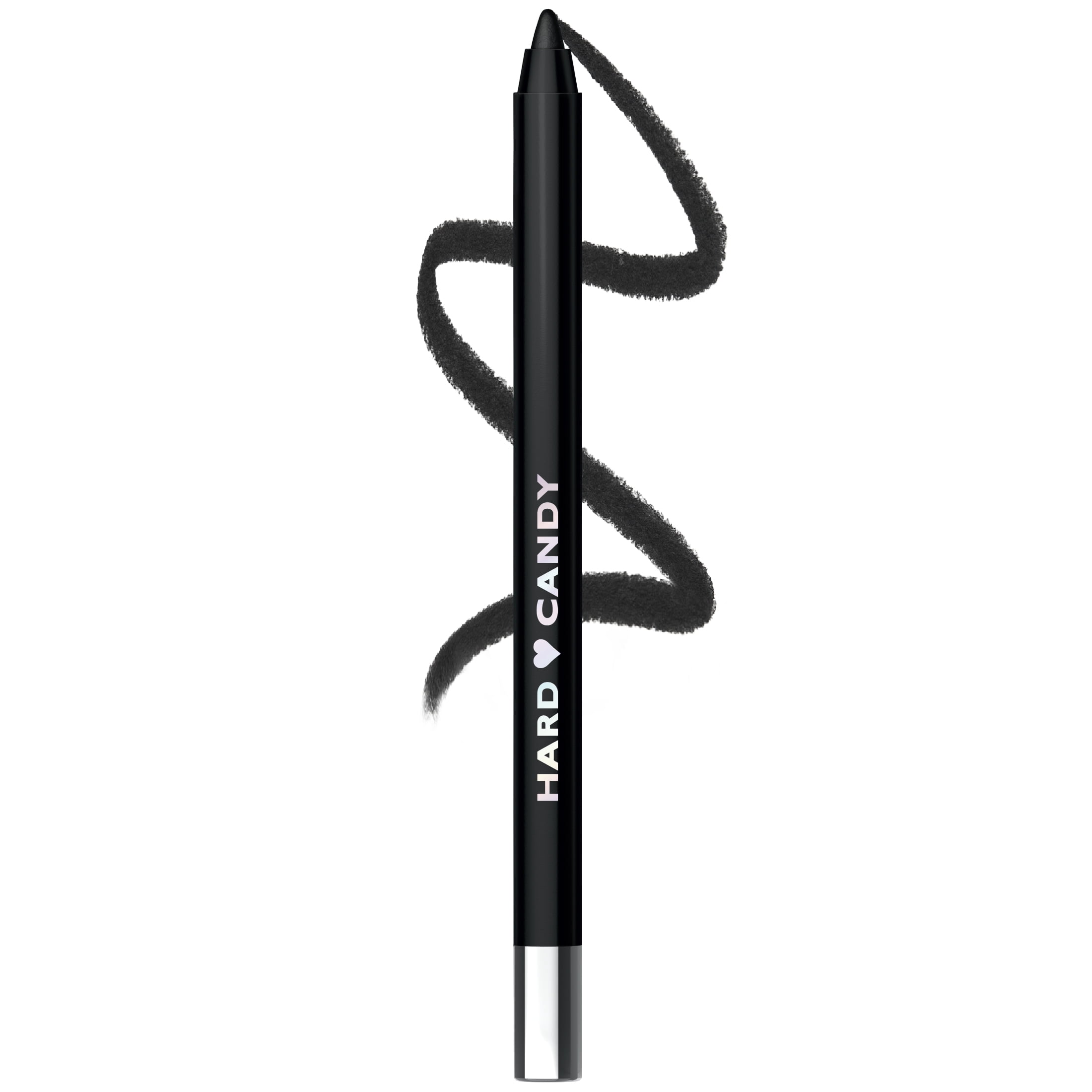 Hard Candy Party Lines Gel Eyeliner, Pencil Liner, 12HR Waterproof, Black Onyx, Matte Black