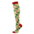 thumbnail image 2 of Idoravan Knit Christmas Stockings,Unisex Adults Women Christmas Print 3D Socks Warm Pressure Stockings, 2 of 2