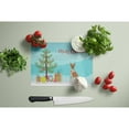 thumbnail image 3 of Carolines Treasures CK3491LCB Tan Abyssinian or African Hairless Dog Christmas Tree Glass Cutting Board Large, 12H x, 3 of 4