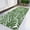 Dark Green, variant on Sage Green Bathroom Rug Runner - Long Bath Mat for Bathroom Non Slip Bath Runner Decor Water Absorbent Long Rug for Bathtub Leaf Bath Mat 24" x 60"