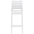 thumbnail image 5 of Pemberly Row Contemporary 29.5" Outdoor Bar Stool in White, 5 of 8