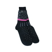 Perry Ellis Black Colorblock Dotted Socks 7-12