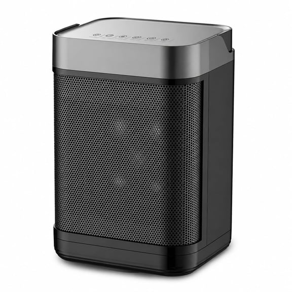 Portable Compact PTC Space Heater, Ceramic Heater with 900W/1500W Heat Levels, Overheat & Tip‑Over Safety Protection for Indoor Spaces
