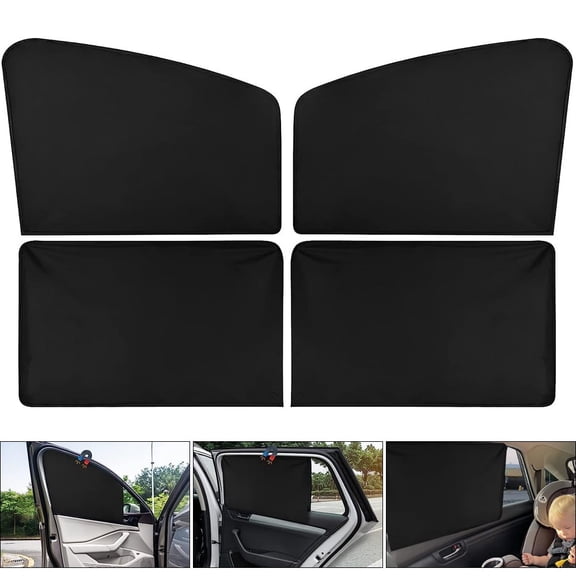 AYAMAYA Car Side Window Sun Shades for Baby, Car Window Shades with Magnets, Strong-Light Blocking & UV Protection Car Privacy Sun Shade, Car Window Covers for Baby,Kids