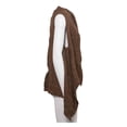 thumbnail image 2 of Gravity Threads Sleeveless Cardigan Vest - Brown, 2 of 3