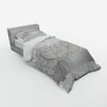 thumbnail image 3 of Ambesonne Grey Bedding Set 4 Pcs, Lace Inspired Floral, Queen, Grey Pale Grey White, 3 of 3