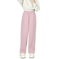thumbnail image 2 of Pants for Girls Back To School Clothes for Girls Girls Casual Pants Wide Leg Joggers for Kids Comfortable Athletic Trousers Soft Elastic Waist Pants for Daily Activity for Children, 2 of 5