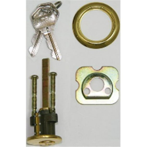 World & Main 16907 Deadlock Replacement Rim Cylinder for Kwikset KW1