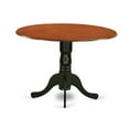 thumbnail image 2 of East West Furniture Dining Room Set Black & Cherry, DLWE3-BCH-W, 2 of 10