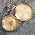thumbnail image 2 of Elegant Gold Round Storage Tray for Jewelry and Small Items Organization 30cm, 2 of 9