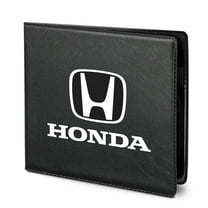 Honda Logo Car Auto Insurance Registration Black PVC Document Holder Wallet