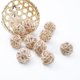 thumbnail image 3 of 10 piezas de corona de flores decorativas de paja artificial para boda, decoración navideña para el hogar, bola de ratán, accesorios colgantes para cortinas DIY, 3 of 5