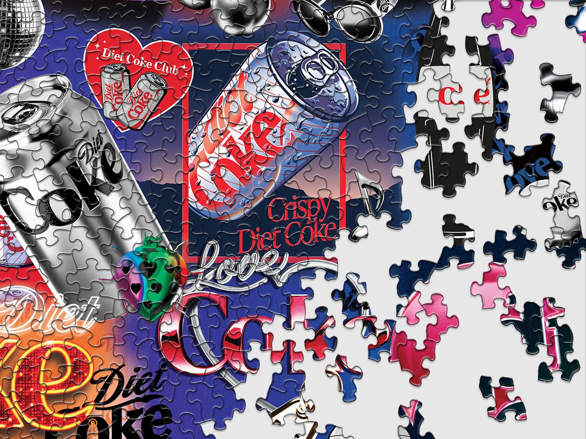 Springbok Diet Coke Bling 1000 Piece Jigsaw Puzzle for Adults - Poster Now Included