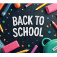 thumbnail image 4 of Back to School Banner Colorful Classroom Background Supplies Decor Photo Prop Classroom Party Graduation Events Decoration Backdrop, 4 of 4
