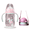 Pink(300ml), variant on Wide Neck Feeding Bottle With Straw Handle Drop Resistant Training Cup Silicone PP Refillable Bottle Multi Color 1PCS 8.1-10.1fl oz