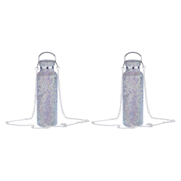 Hervidor de botella de agua Injueey 500ml Acero Inoxidable con Ventosa de Diamante