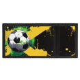 thumbnail image 4 of Psesaysky Trifold Purse Ink Splatter Soccer Print Foldable Children's Wallet for Outdoor, Polyester Zipper Trifold Card Wallet, 4 of 7